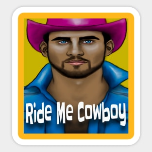 Ride Me Cowboy Sticker